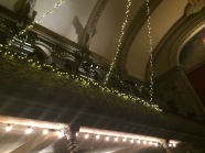 Picture of Wilton's Music Hall Balcony with fairly lights